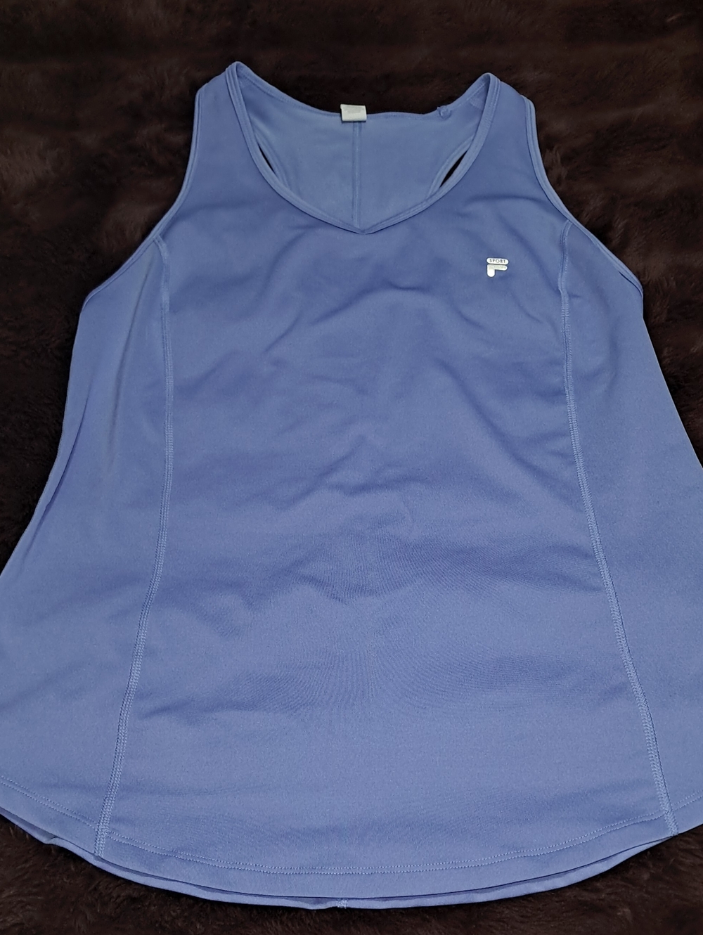 Fila Women's Lavender Athletic Tank Top Size L